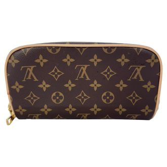 Louis Vuitton Pre-owned Womens Monogram Toiletry Pouch in Brown Leather - One Size