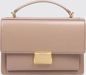 Golden Goose Mini borsa a mano Venezia in pelle con logo laminato