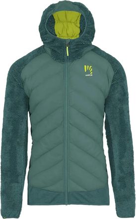 Karpos Giacca trapuntata con cappuccio - Verde