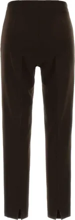 Pantaloni Torino Womens Dark Brown Stretch Polyester Gioia Pant Ciccolato Exterior: Elastane Pantaloni Trousers