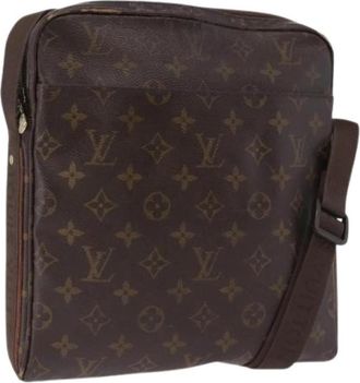 Louis Vuitton Pre-owned Monogram Canvas Shoulder Bag - Dames - Vintage Schoudertas - Bruin - ONE Size - Vintage