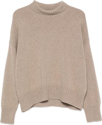 Aragona Turtleneck Ribbed-trim Sweater
