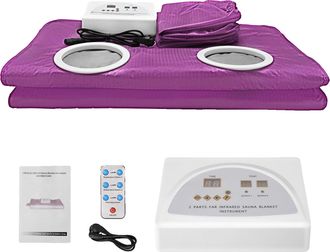 OEM Cubierta Para Sauna, Calefacci&oacute;n Infrarroja, Dise&ntilde;o Con Funda, Enchufe Europeo Morado