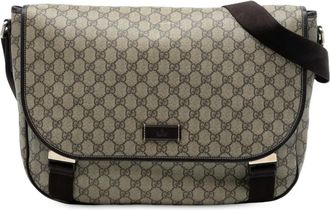 Gucci 2016-2025 GG Supreme Messenger Bag crossbody bag - Marrone