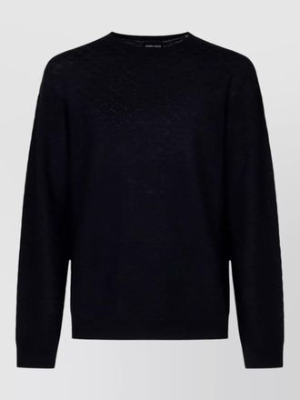Giorgio Armani virgin wool crewneck jumper