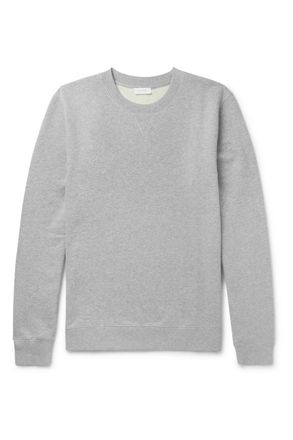 Sunspel Brushed Loopback Cotton-Jersey Sweatshirt