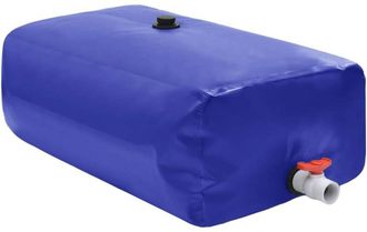 vidaXL Dep&oacute;sito De Agua Plegable Con Grifo Pvc 1500 L Vidaxl