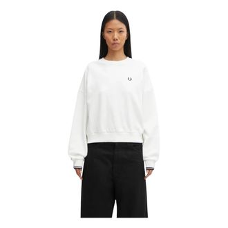 Fred Perry Sweatshirts - Dames - Sweatshirts - Wit - XS - Hoodies & sweatvesten
