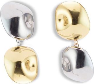 Lelet NY Zoe Two-Tone Drop Earrings in Mixed Metal at Nordstrom