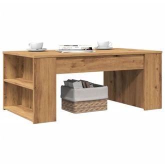 vidaXL Tavolino Salotto Rovere Artigianale 102x55x42 cm Multistrato - Vidaxl