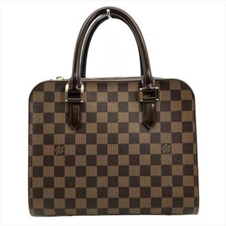 Louis Vuitton Borsa Vintage Pre-owned in Tela - - Pre-owned - Donna - Marrone - ONE SIZE