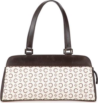 Celine Pre-owned Handbags, female, Brown, Size: ONE SIZE Pre-owned Vintage Monogram Shoulder Bag