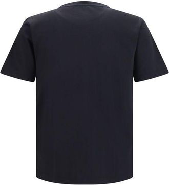 Off-white Logo-Embroidered T-Shirt - Black