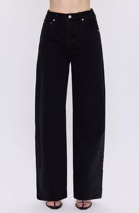 Pistola Denim Tate High Waist Wide Leg Jeans in Midnight Hour at Nordstrom Rack, Size 31Regular