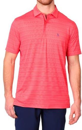 Tailorbyrd Variegated Stripe Performance Polo in Cherry Red at Nordstrom Rack, Size Xx-Large