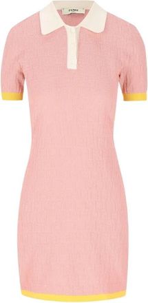 Fendi Color Block Ff Dress