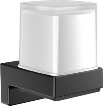 Emco Emco - Dispensador De Jab&oacute;n Cue Sensor, Satinado, Negro, Con