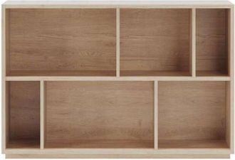 HERDASA Herdasa - Estanter&iacute;a 2 Alturas Modelo 547 Acabado Roble Claro. 80cm(alto), 119cm(ancho), 32cm(fondo)