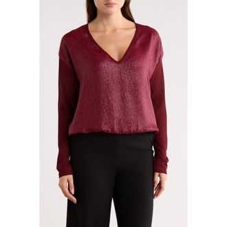 Longchamp Sweater in Red Lacquer at Nordstrom Rack, Size X-Large