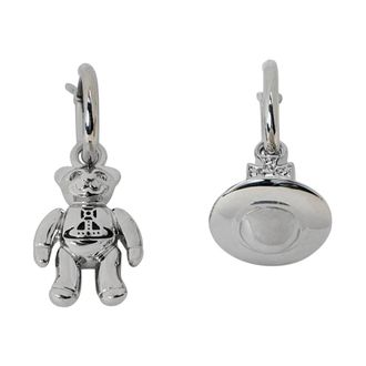 Vivienne Westwood Robijn Kleine Hoep Oorbellen - Dames - Oorbellen - Grijs - ONE Size - Accessoires