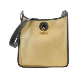 Herm&egrave;s Pre-owned Vintage Shoulder Bag - Dames - Pre-owned - Beige - Maat: ONE Size Leer