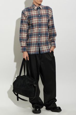 Willy Chavarria Wool Shirt, Mens, Multicolour