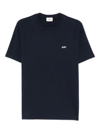 Autry logo T-shirt - men - Cotton - L - Blue
