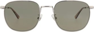 Montblanc Square-Frame Metal Sunglasses