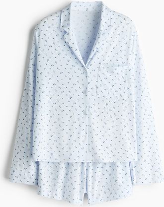 H&M Pyjama aus Viskosemix - Blue