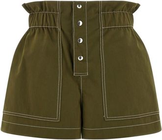 Marni Green Gabardine Shorts