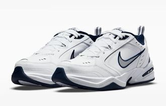 Nike Air Monarch IV 416355-102 Sneaker Mens White Leather Workout Shoes ZOGG3013