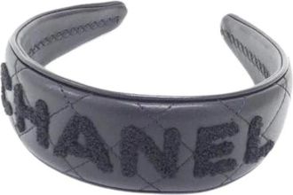 Chanel Pre-owned Accessories, female, Black, Size: ONE SIZE Pre-owned Hair Accessory