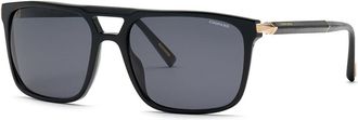 Chopard SCH311 Polarized 700P Mens Sunglasses Black Size 59