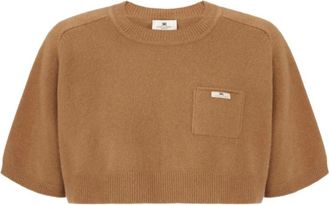 Elisabetta Franchi Donna, Maglie, Marrone, M, new