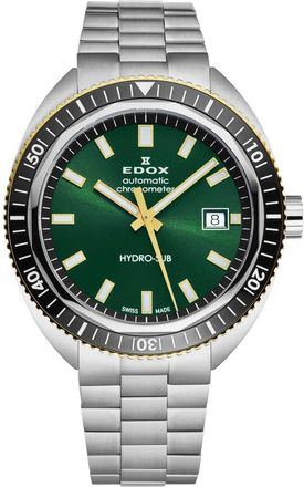 Edox Hydro-Sub Green Dial Mens Watch 80128 357JNM VID