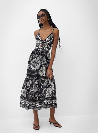 Icone Womens Twist detail maxi dress