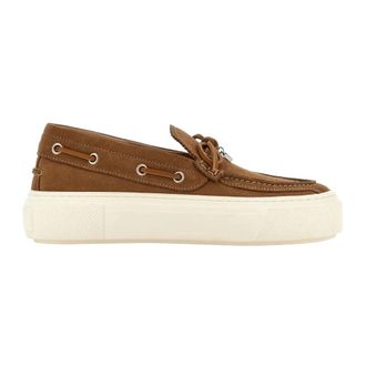 Hogan H705 Barca - Dames - Bootschoenen - Bruin - 38 EU - Katoen - Schoenen