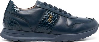 Billionaire Boys Club Blauwe Lo-Top Casual Sneakers - Heren - Sneakers - Blauw - 45 EU - Leer - Schoenen