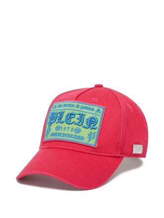 Philipp Plein Cappello da baseball con ricamo - Rosa