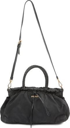 Prada 2000s Tessuto shopper - Zwart