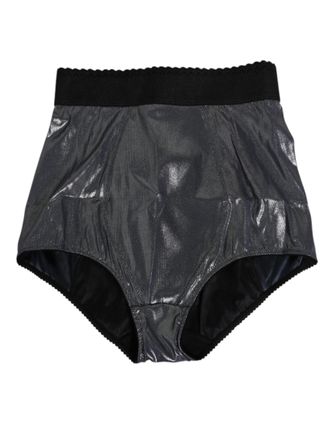 Dolce & Gabbana Womens Gray Silk Stretch Slip Girdle Panty Underwear 01+polyester Film Fiber+se Clothing