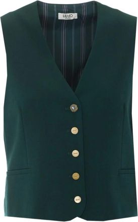 Liu Jo Vests - Dames - Bodywarmers - Groen - M - Jassen