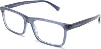 Emporio Armani Optical Frame - Heren - Brillen - Blauw - 54 MM - Accessoires