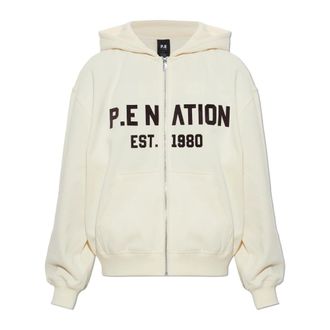 P.E Nation Phantom Zip Thru Hoodie - Sweatshirts & Hoodies - Mujer - Beige - XS