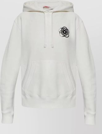 Kenzo hooded sweatshirt nylon and silk blend