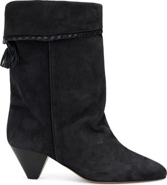 Isabel Marant Schoenen, Dames, Zwart, 39 EU, Leer, Dalby Boots