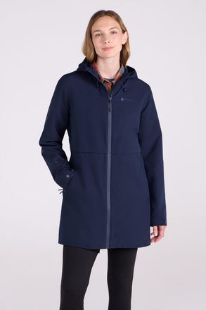 Mountain Warehouse Dames/Dames Hilltop II Waterdichte Jas (Marine)