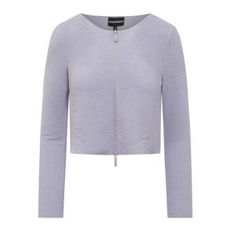 Emporio Armani Dames, Truien, Paars, Maat: XL