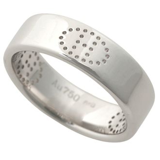 Herm&egrave;s White Gold White Gold (18K) Band Ring (Pre-Owned)
