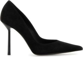 Le Silla Black Suede Pumps
